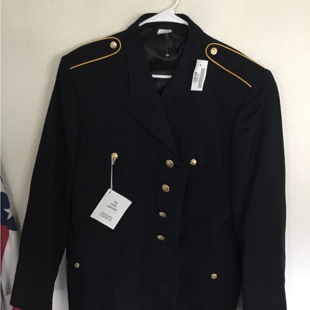 US Army dress blue uniform jacket men’s 44 regular classic new with tags